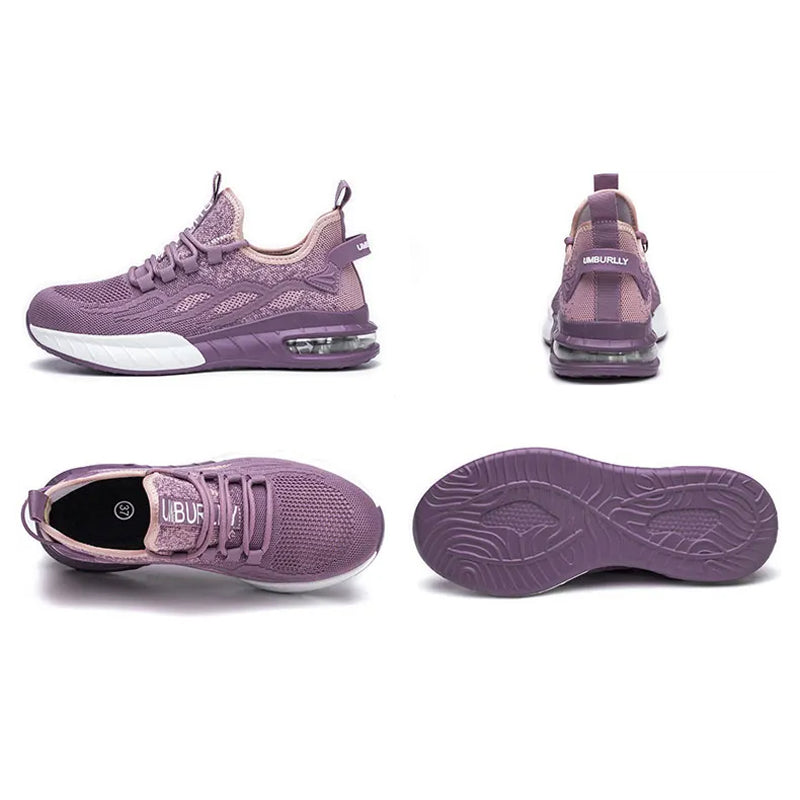 Atmungsaktive damen sicherheitsschuhe mit stahlkappe