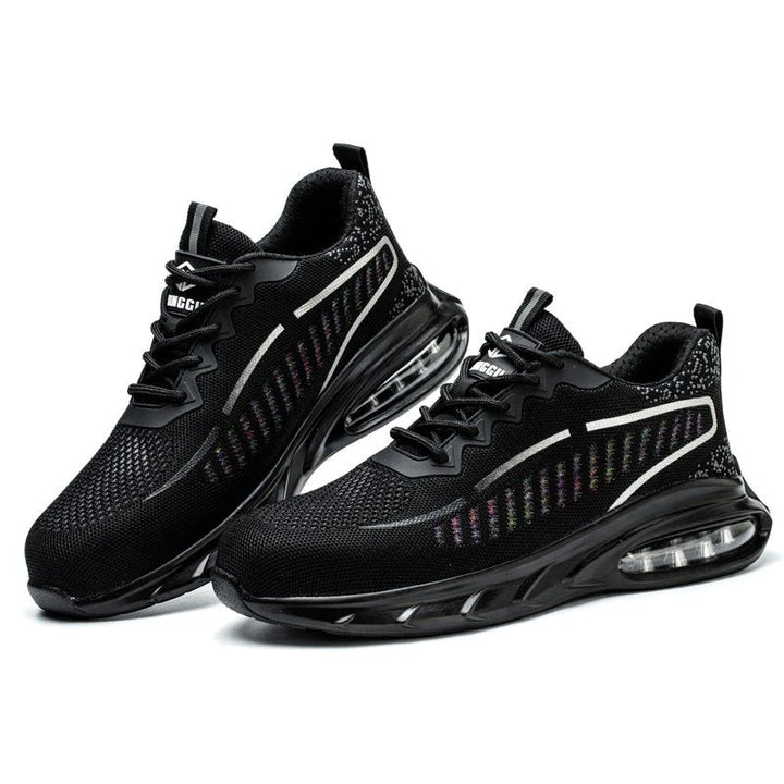 Leichte und unzerstörbare sicherheitsschuhe mit luftpolster für herren