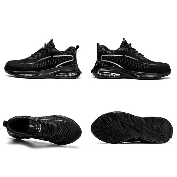 Leichte und unzerstörbare sicherheitsschuhe mit luftpolster für herren