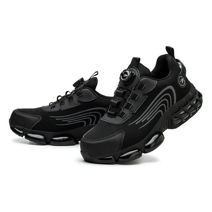 Unzerstörbare arbeitsschuhe für männer mit schnürsenkel freier technologie