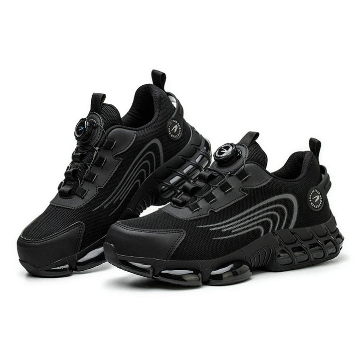 Unzerstörbare arbeitsschuhe für männer mit schnürsenkel freier technologie