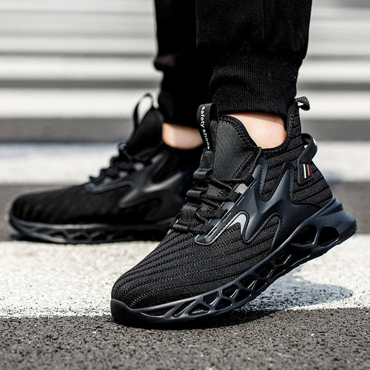 Unzerstörbare luftgepolsterte sicherheitsschuhe