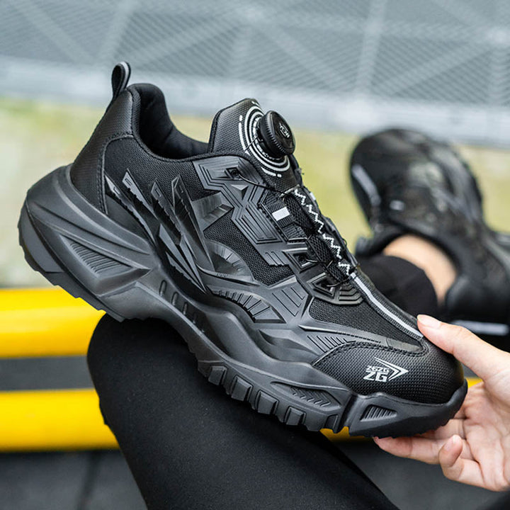 Unzerstörbarer leichter sicherheitsschuh ohne schnürsenkel