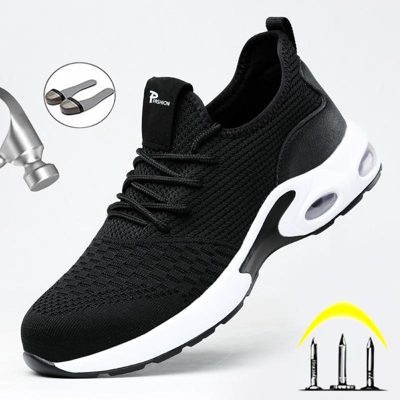 Leichtgewichtige Sicherheitsschuhe mit Stahlkappe